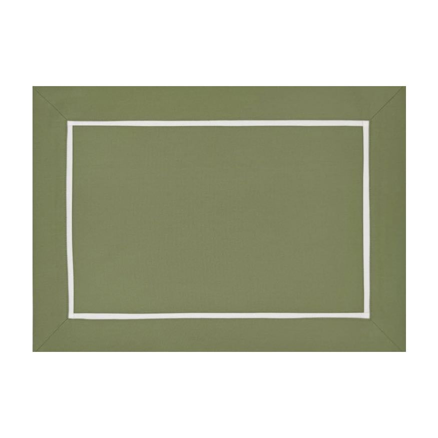 The Classic military green placemats.