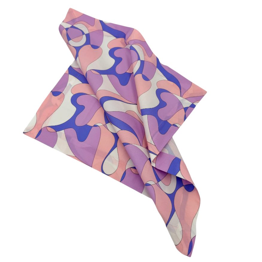 The Abstract pink napkins.