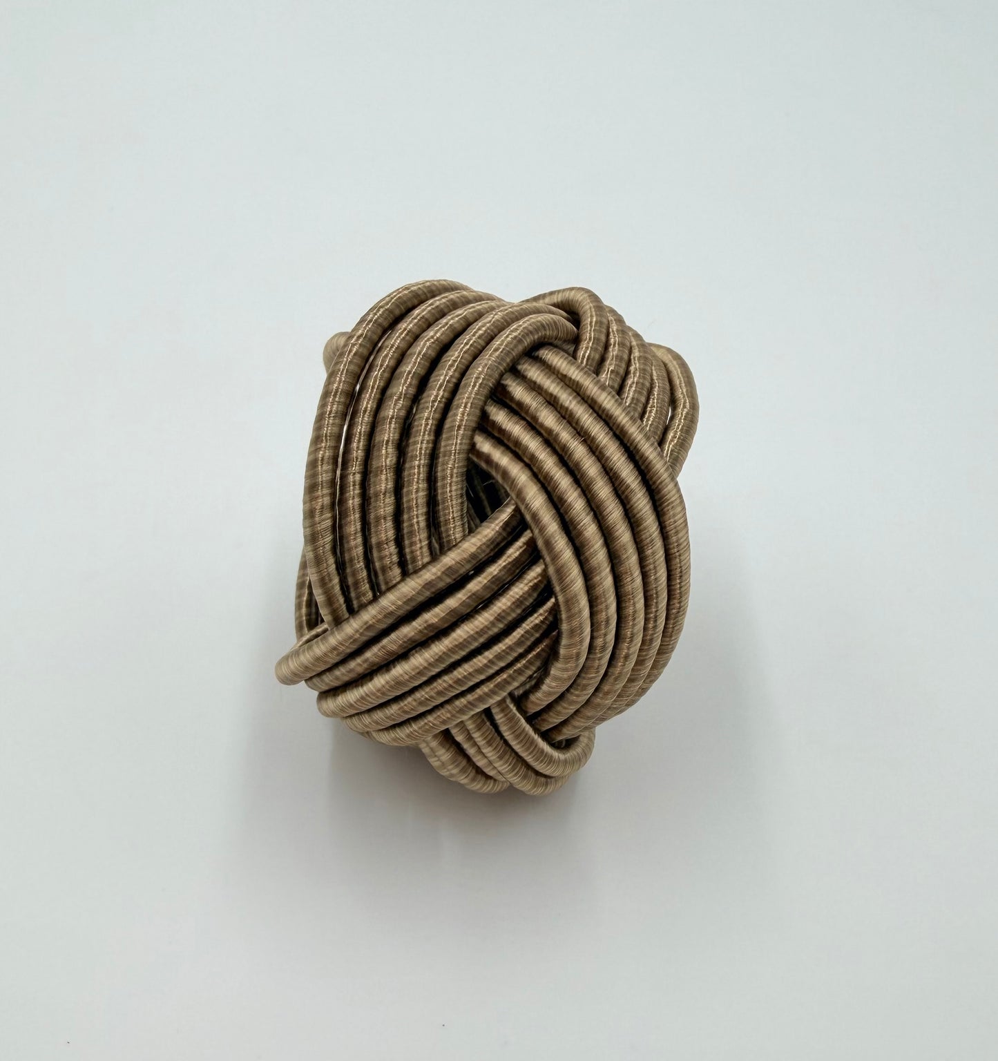 Classic silk napkin ring walnut