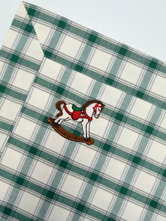 Hobby horse placemat.