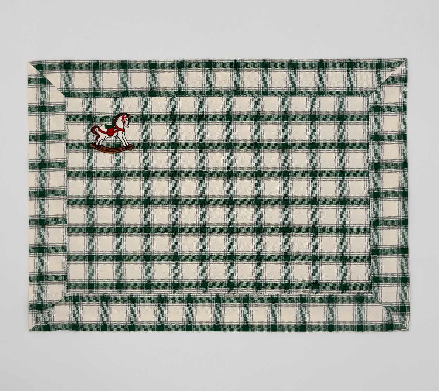 Hobby horse placemat.