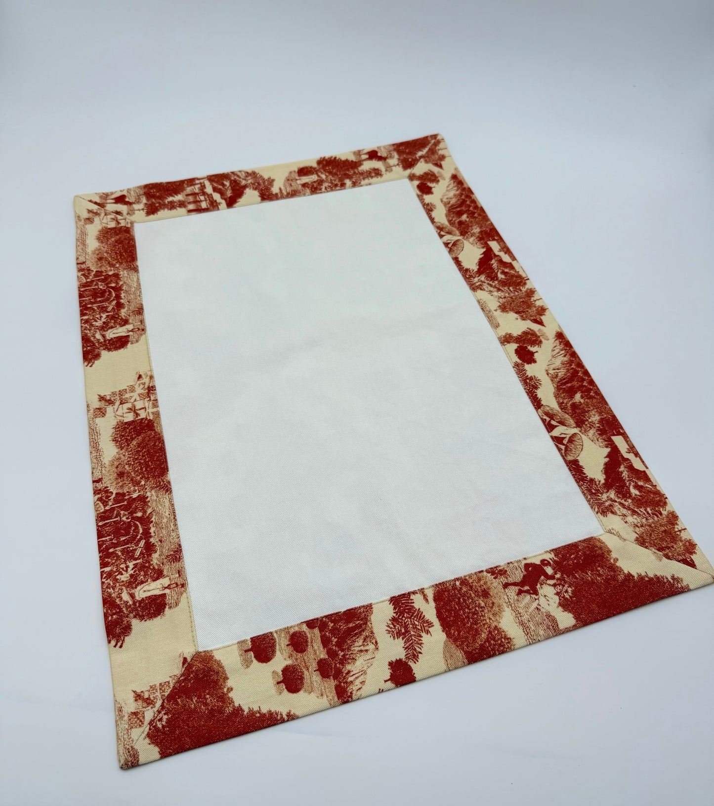 The Christmas toile placemats