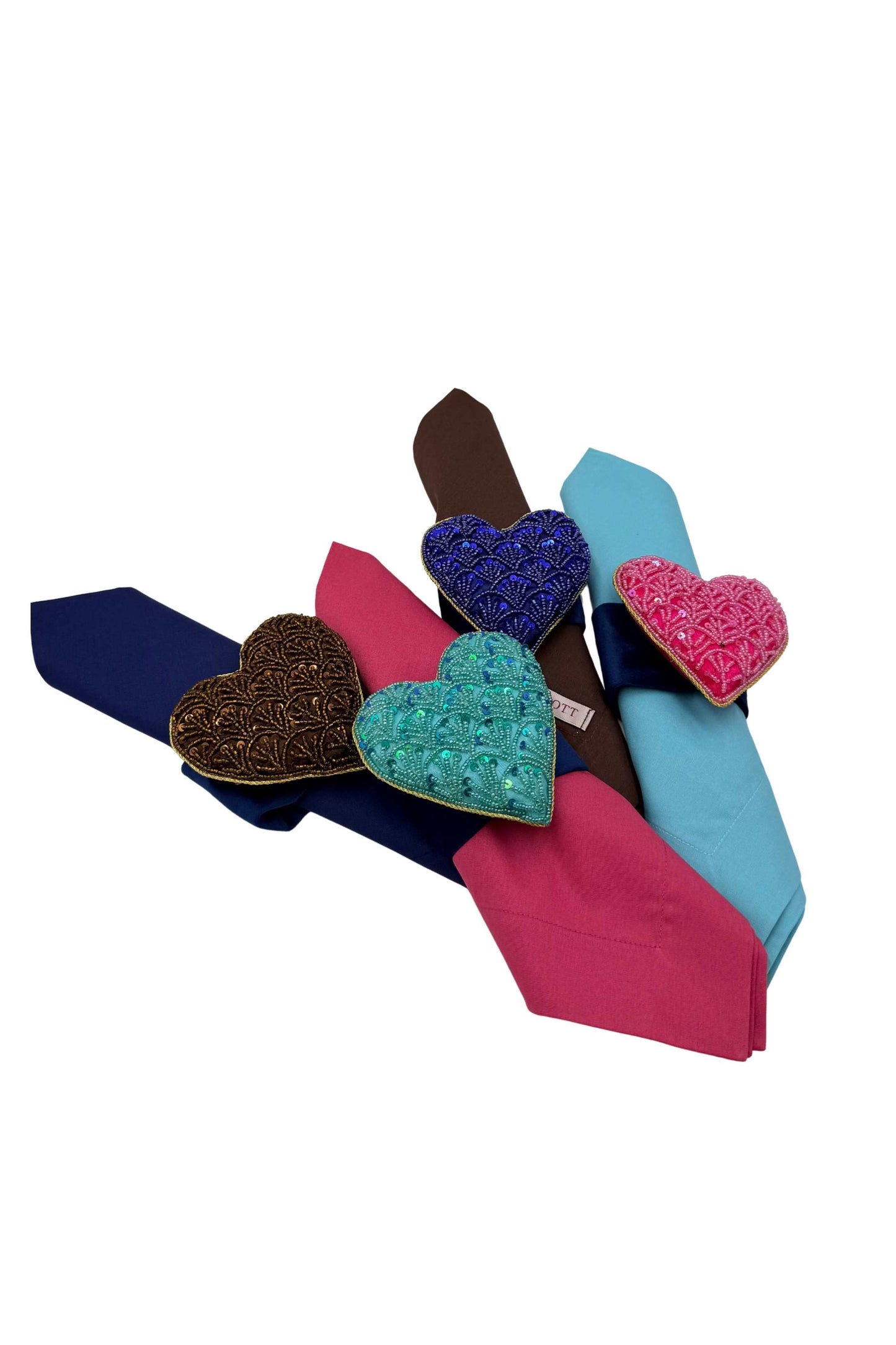 The Love napkin rings.