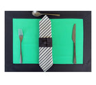 The Black Emerald Box Placemats.
