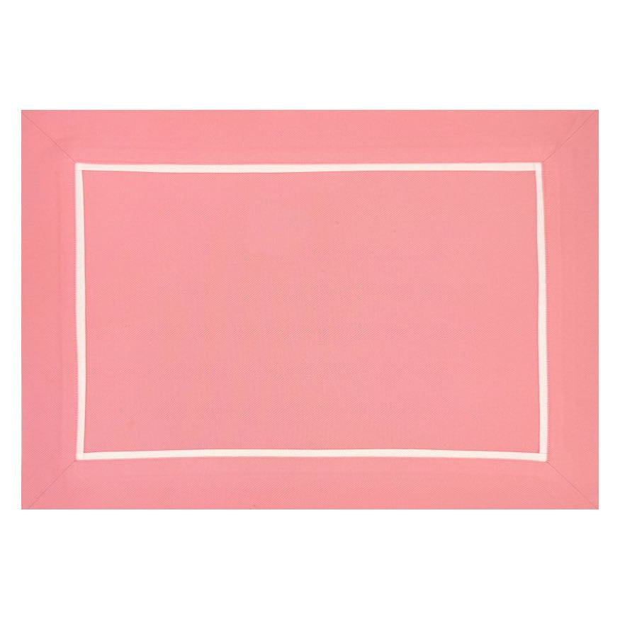 The Classic light pink placemats.