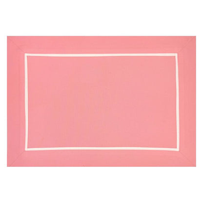 The Classic light pink placemats.