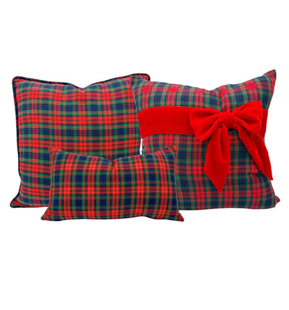 Checkered Green Pillow set