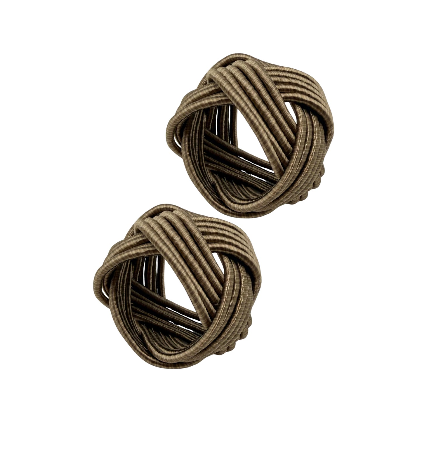 Classic silk napkin ring walnut