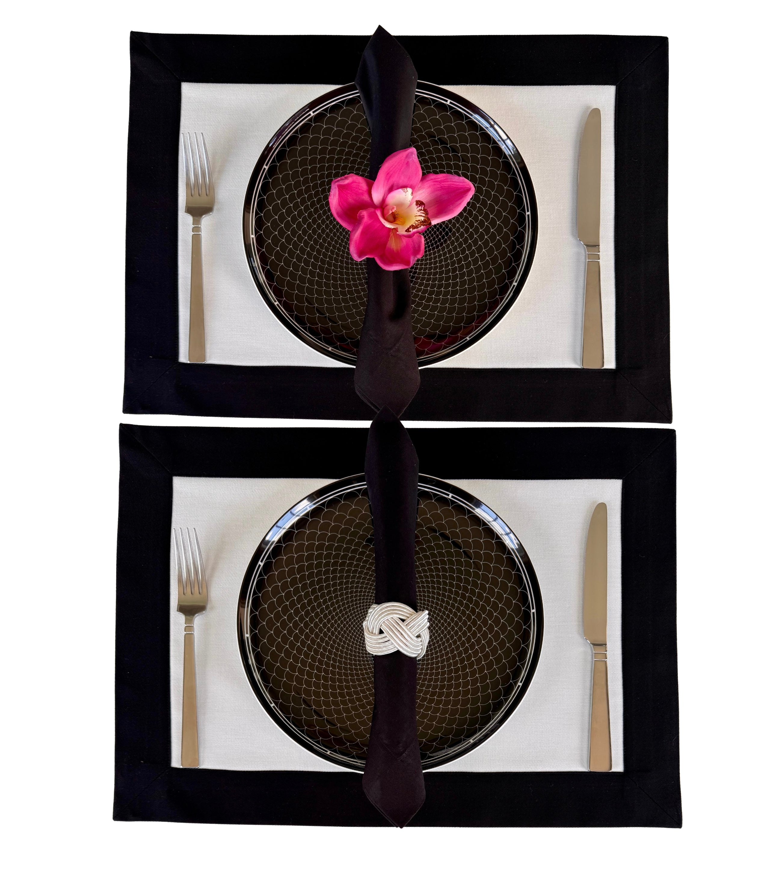 The Black and White Box Placemats.