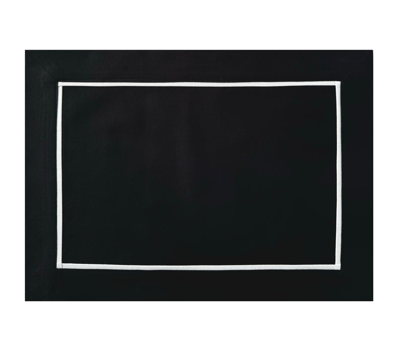 The Black Classic Placemats.