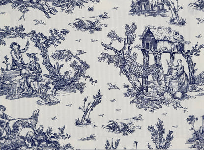 The Toile Navy Box Placemats.
