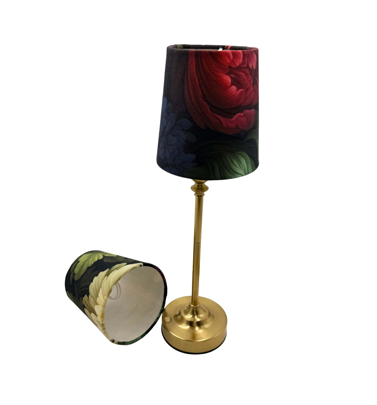 midnight flowers lampshade.