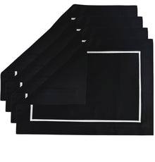 The Black Classic Placemats.