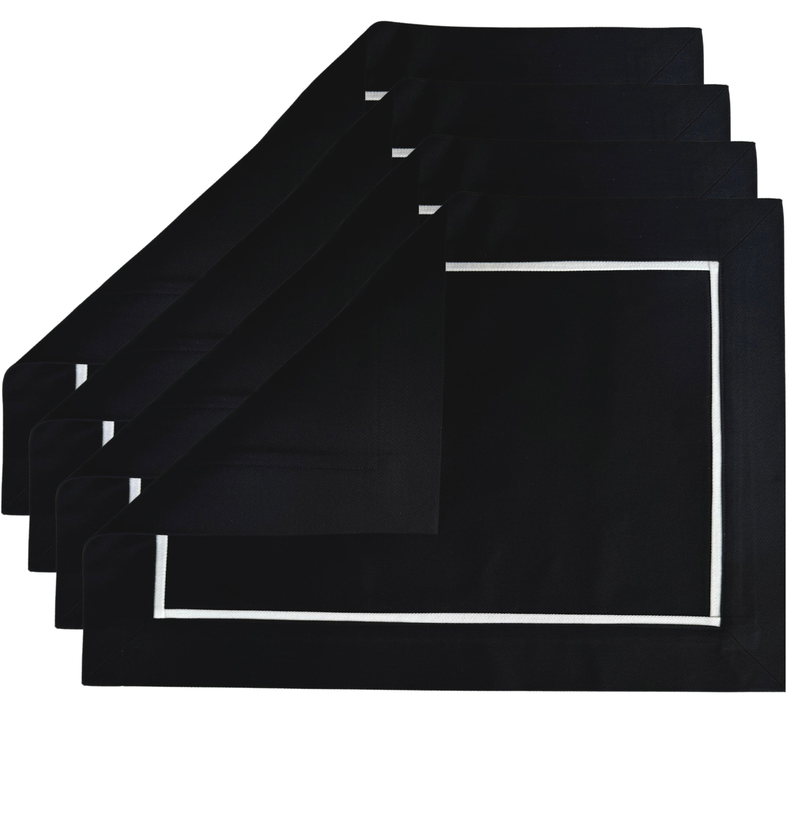 The Black Classic Placemats.