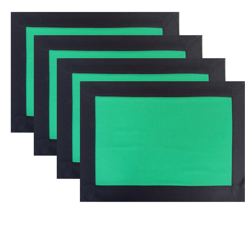 The Black Emerald Box Placemats.