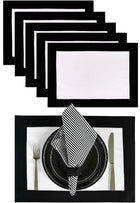 The Black and White Box Placemats.