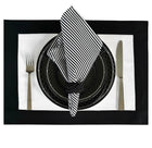 The Black and White Box Placemats.