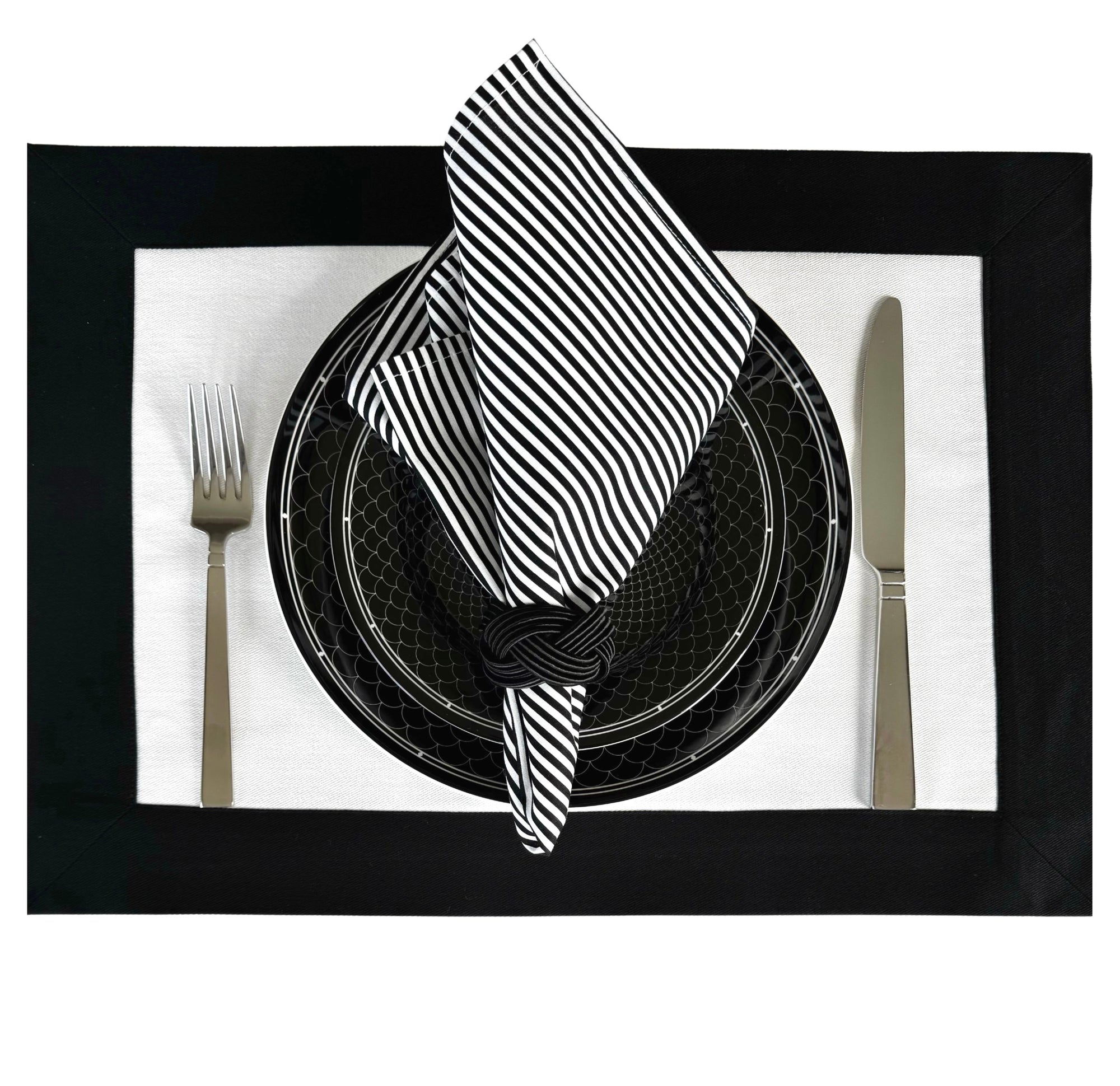 The Black and White Box Placemats.