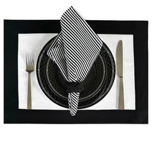 The Black and White Box Placemats.