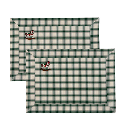 Hobby horse placemat.