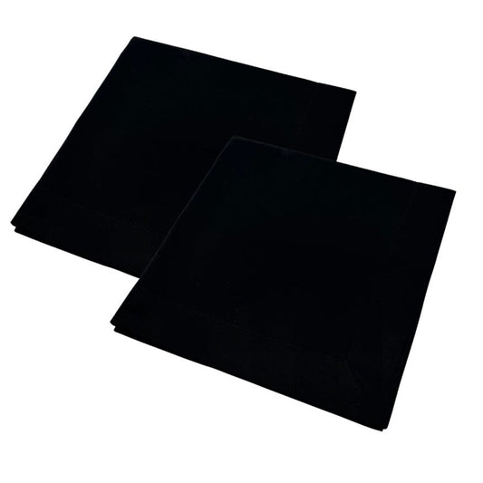 The Black napkins.
