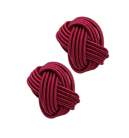 Classic silk napkin ring light burgundy
