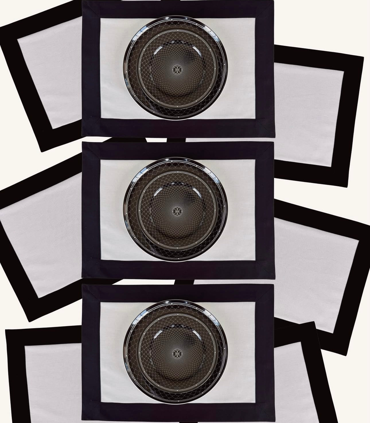 The Black and White Box Placemats.