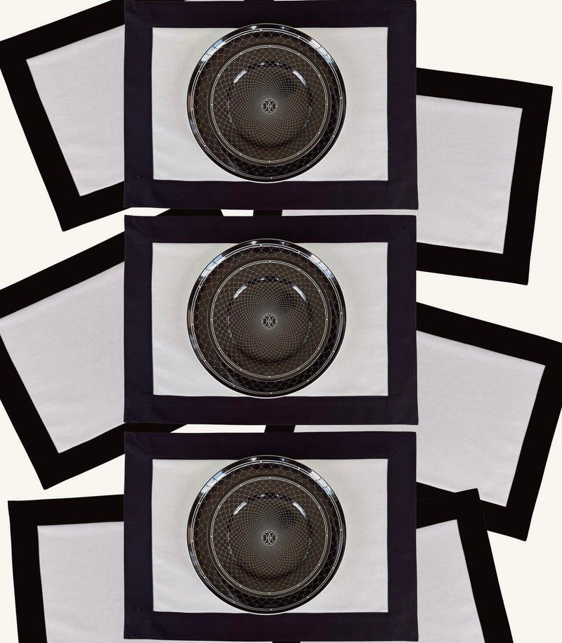 The Black and White Box Placemats.