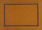 The Caramel and Navy Classic Placemats.