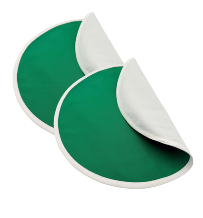 Green round placemat
