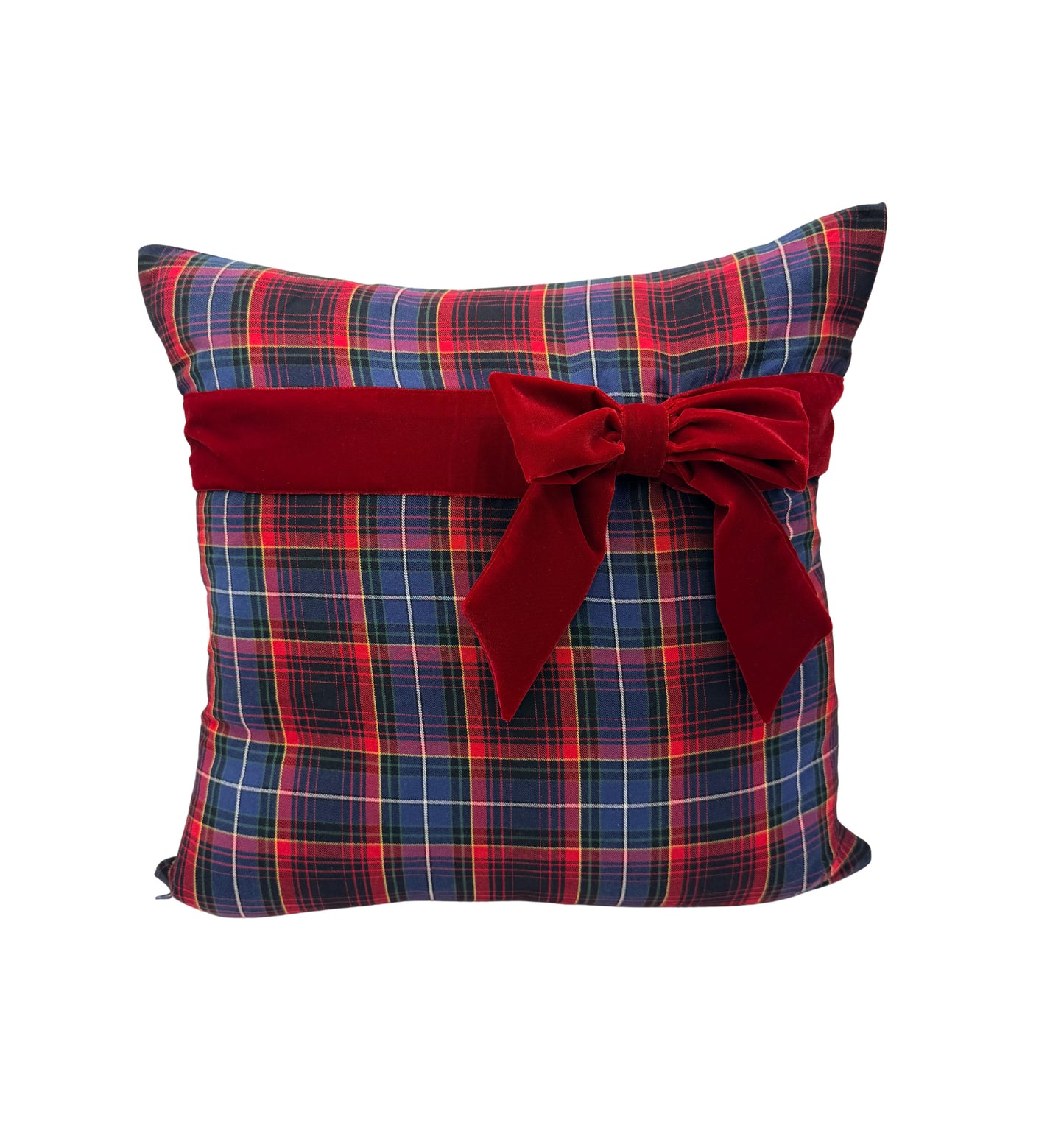 Checkered Blue Pillow set