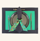 The Black Emerald Box Placemats.