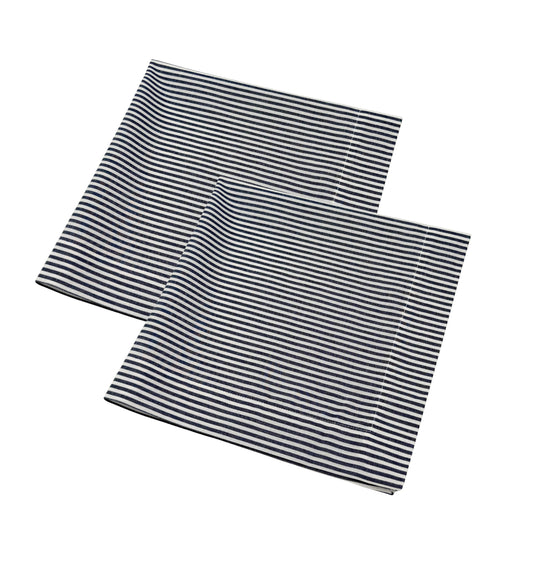 Navy stripes napkins