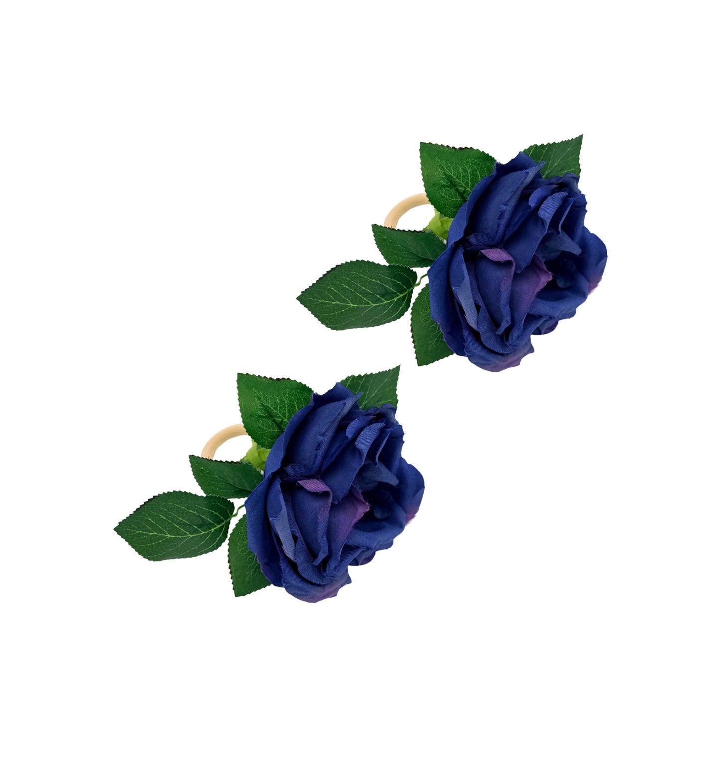 Blue rose ring
