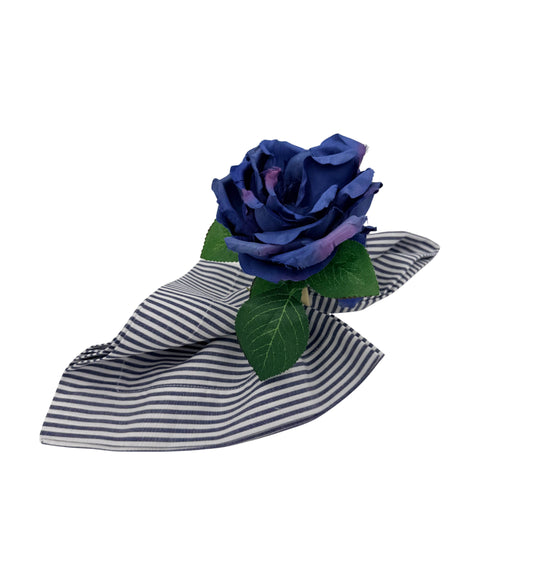 Blue rose ring