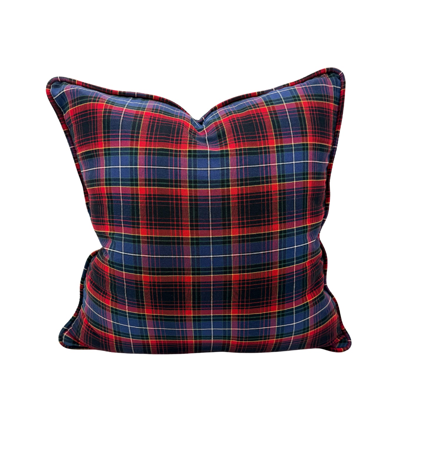 Checkered Blue Pillow set