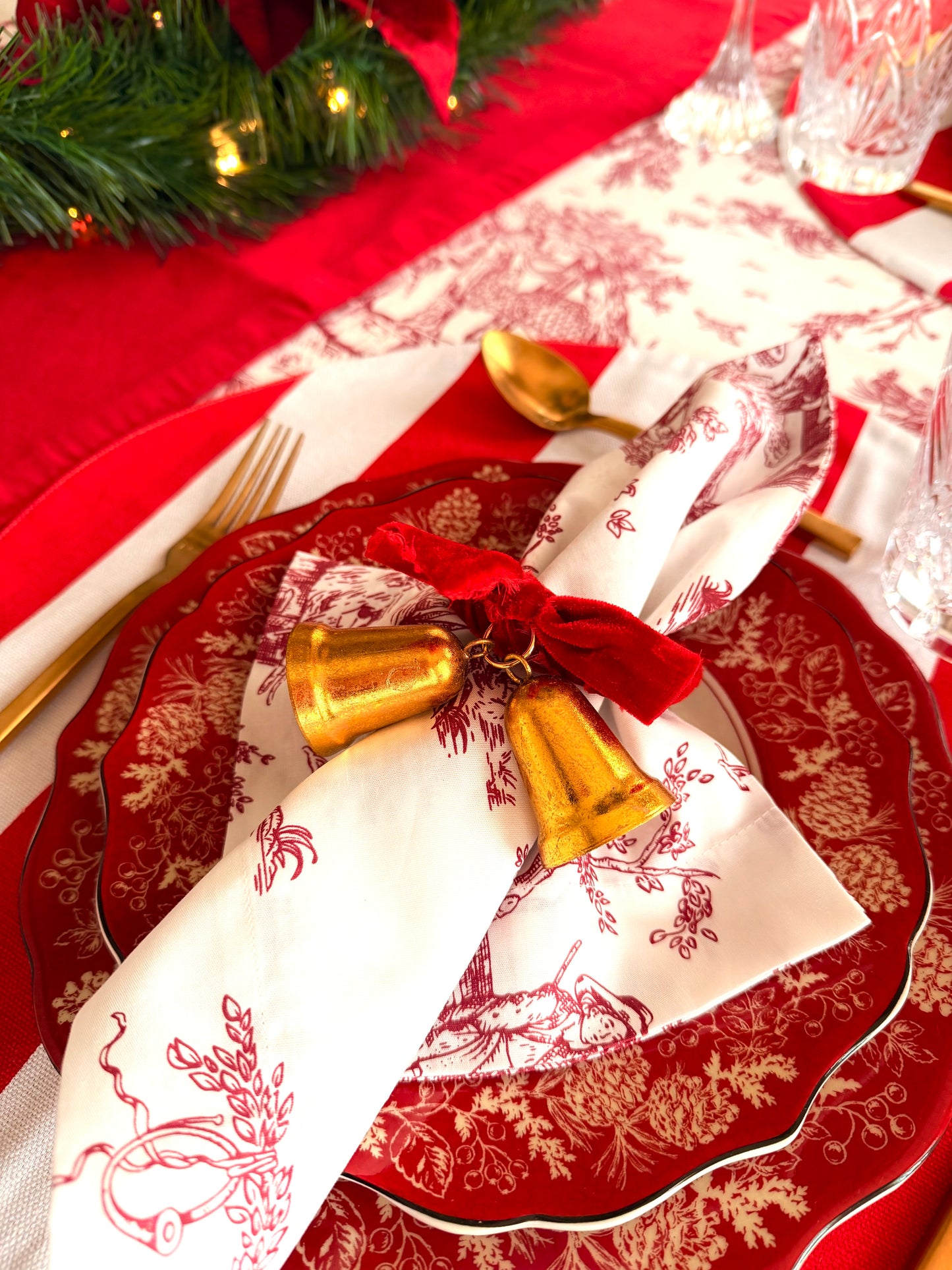 Jingle bells napkin ring