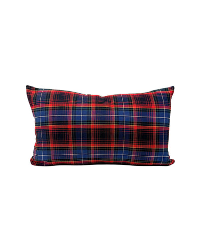 Checkered Blue Pillow set
