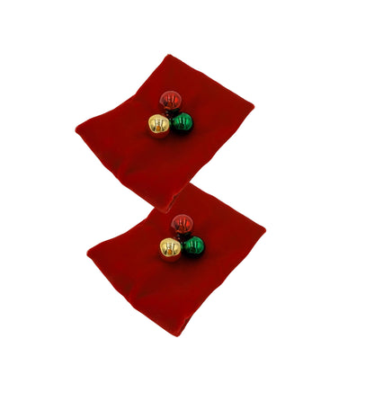 Ball ornament napkin ring