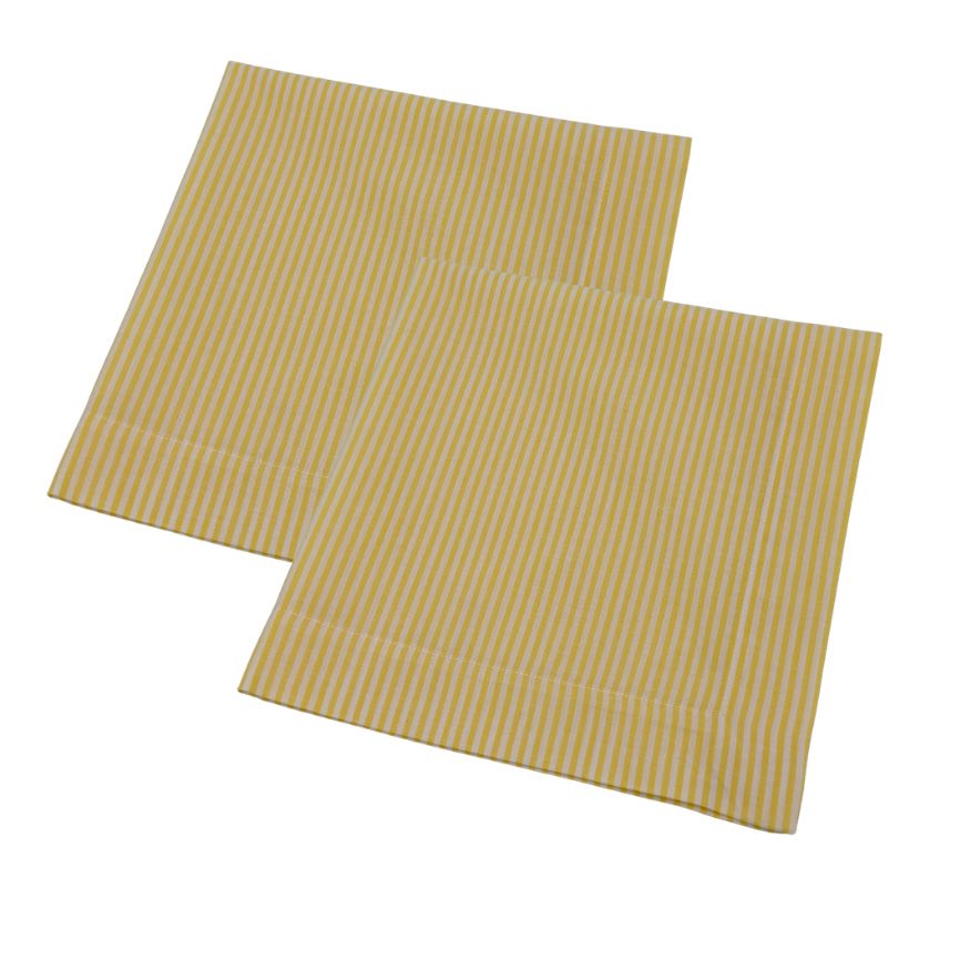 The Yellow Stripes napkins.