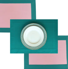 The Green and Pink Box Placemats.