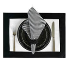 The Black and White Box Placemats.