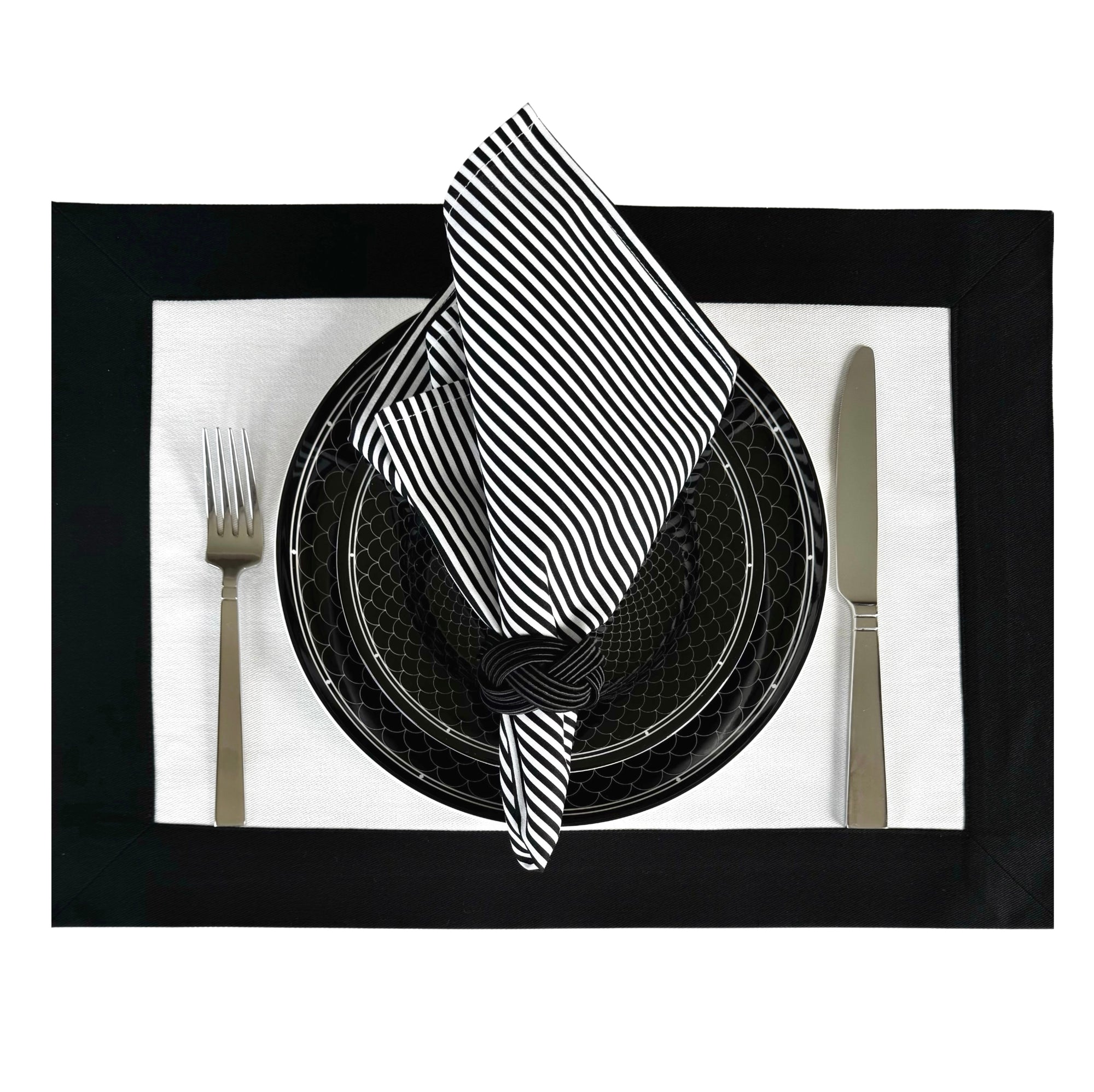 The Black and White Box Placemats.