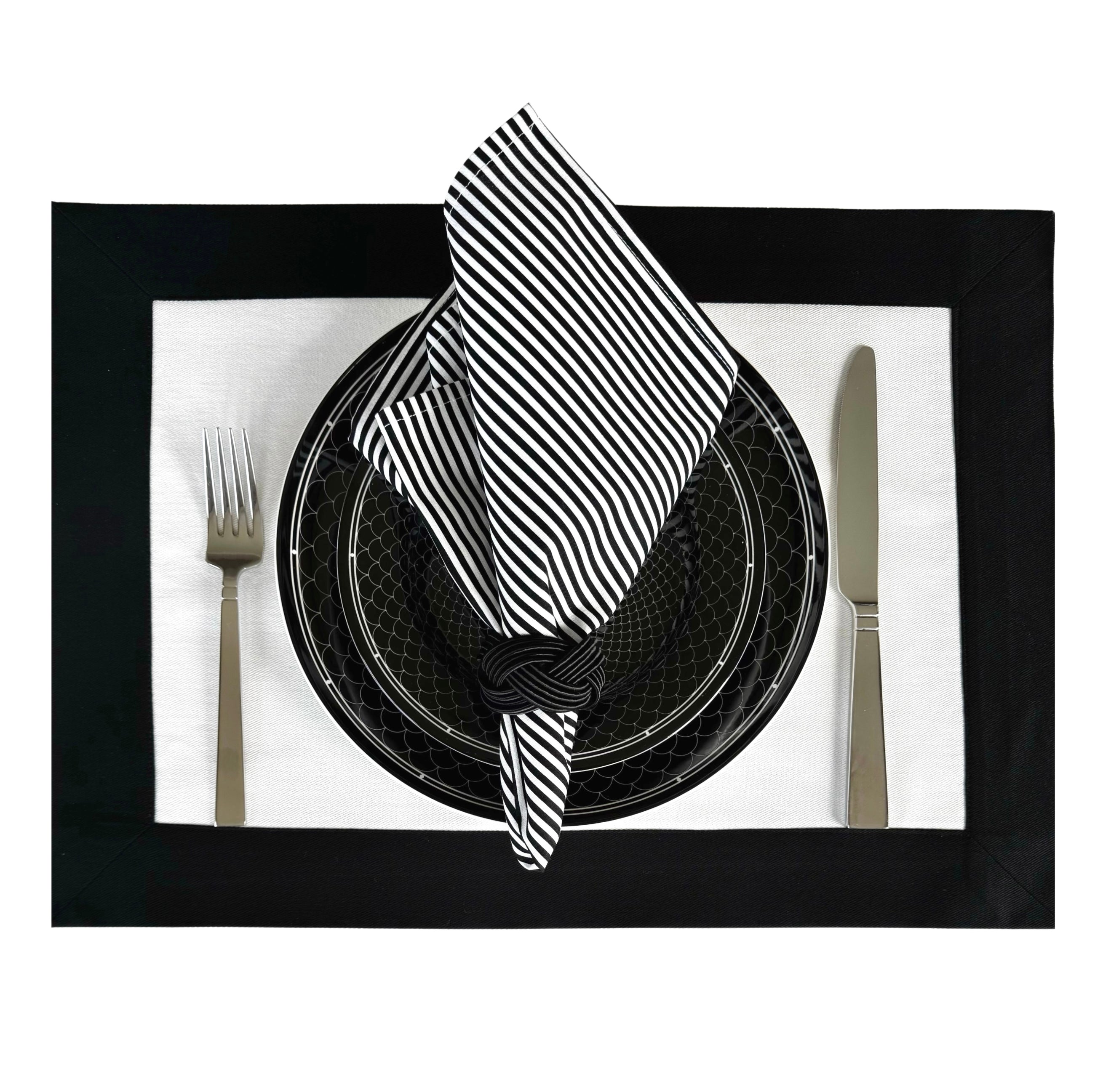 The Black and White Box Placemats.