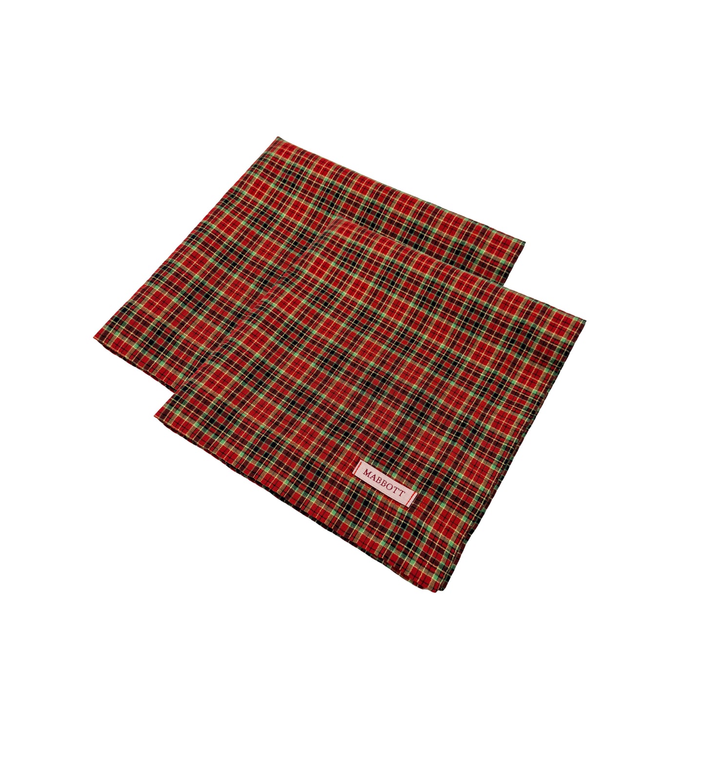 Checkred christmass  napkins