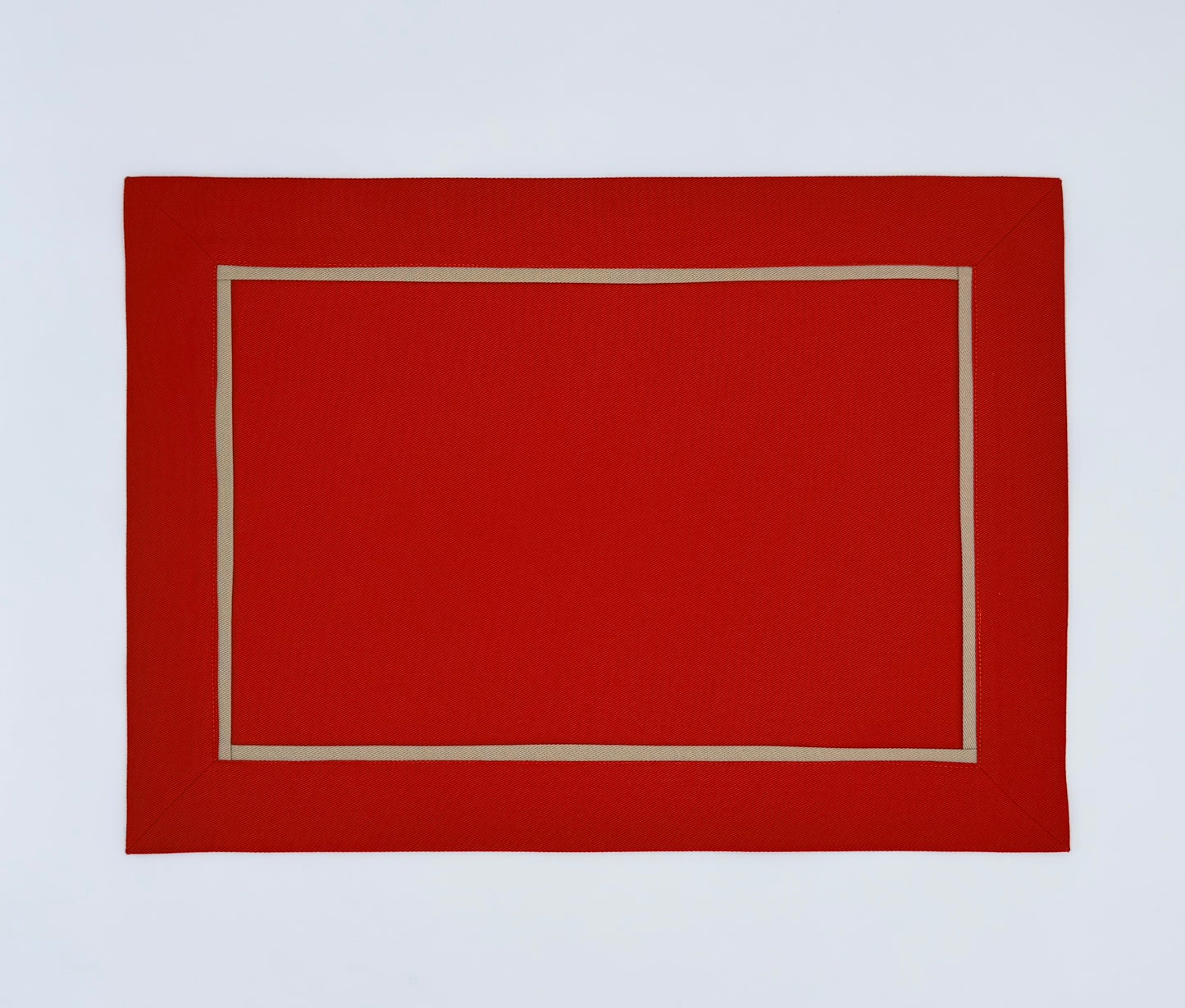 The red classic placemat