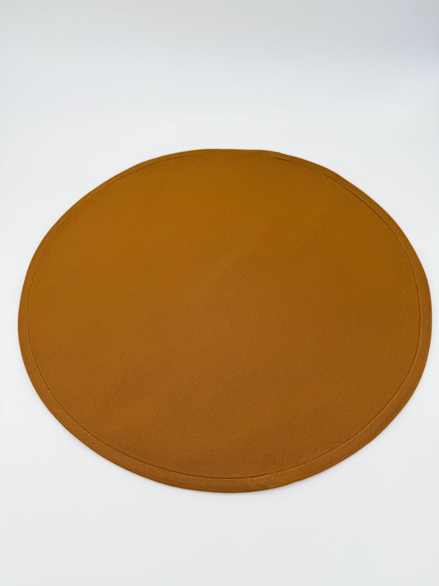 Fireplace round placemat.