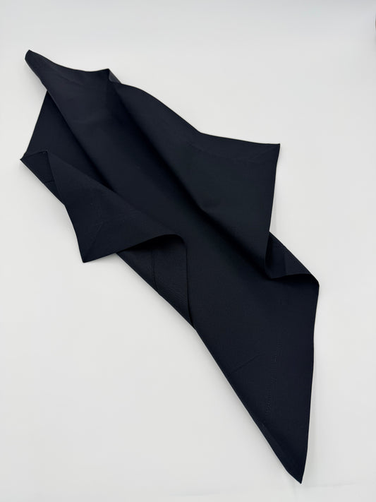 Black napkins