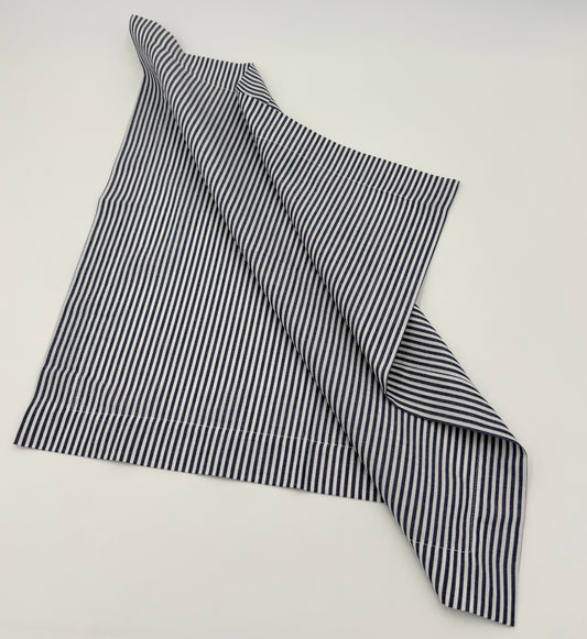 Navy stripes napkins
