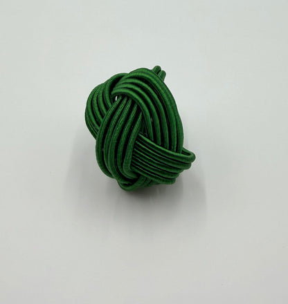 Classic silk napkin ring light green